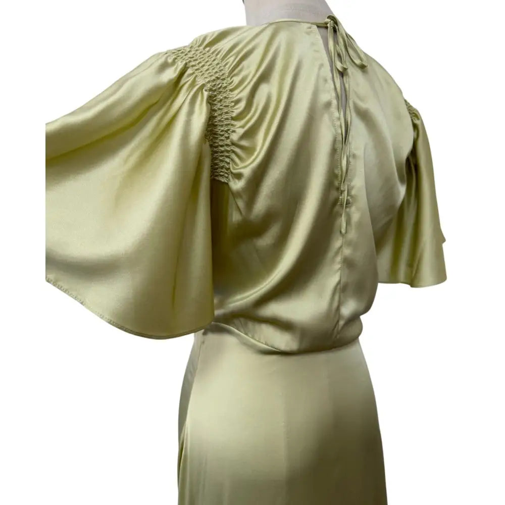 Veronica Beard Huntleigh ruched silk-blend satin gown - Dress