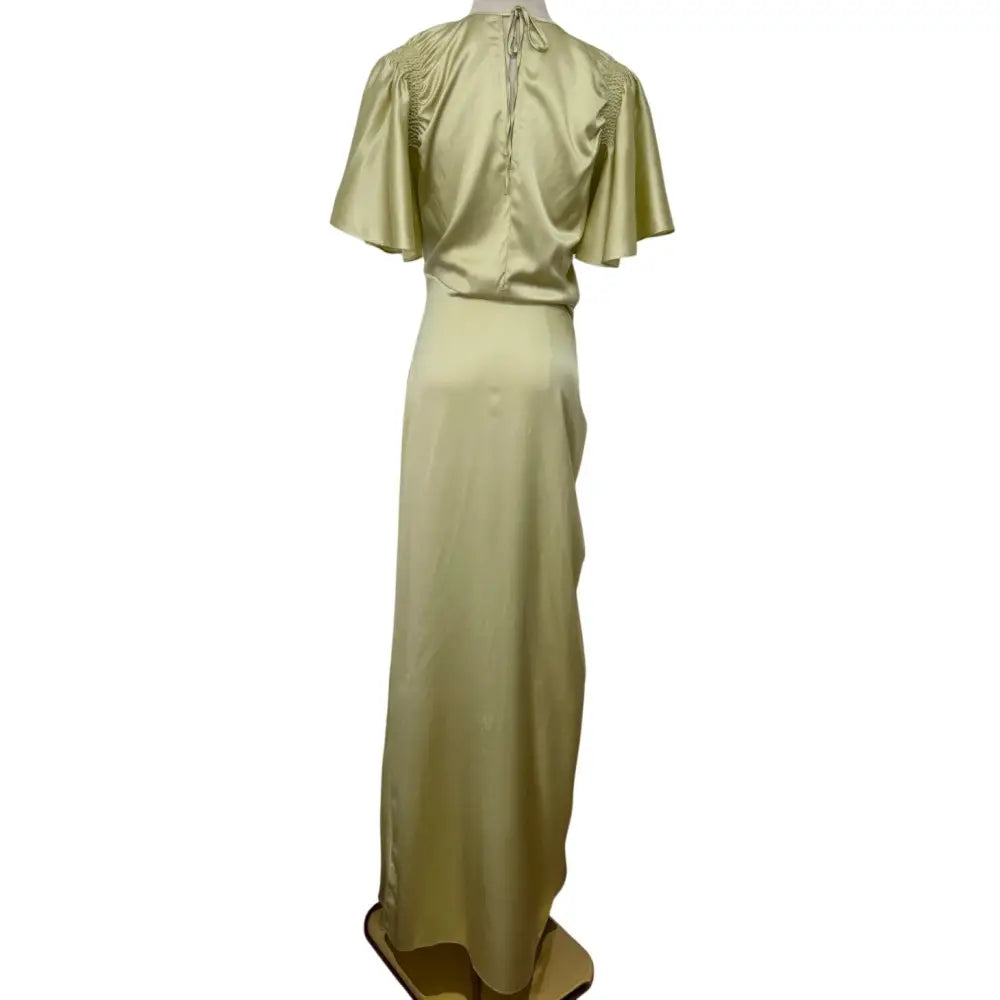 Veronica Beard Huntleigh ruched silk-blend satin gown - Dress