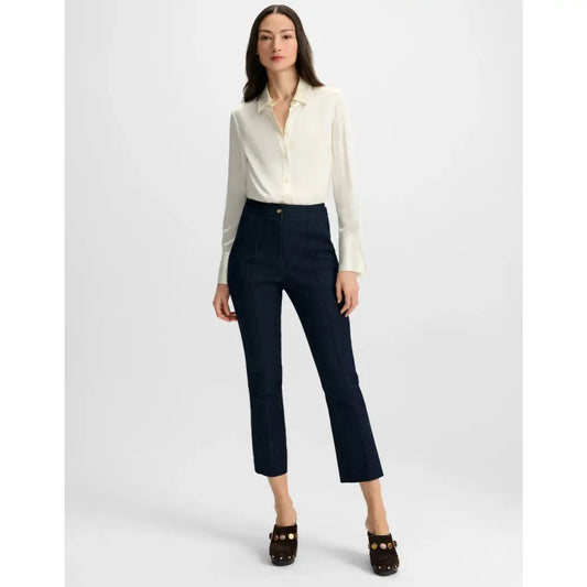 Veronica Beard Kimra Kick-Flare Pant - Bottoms
