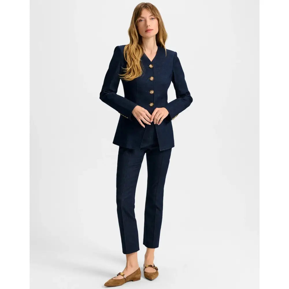 Veronica Beard Kimra Kick-Flare Pant - Bottoms