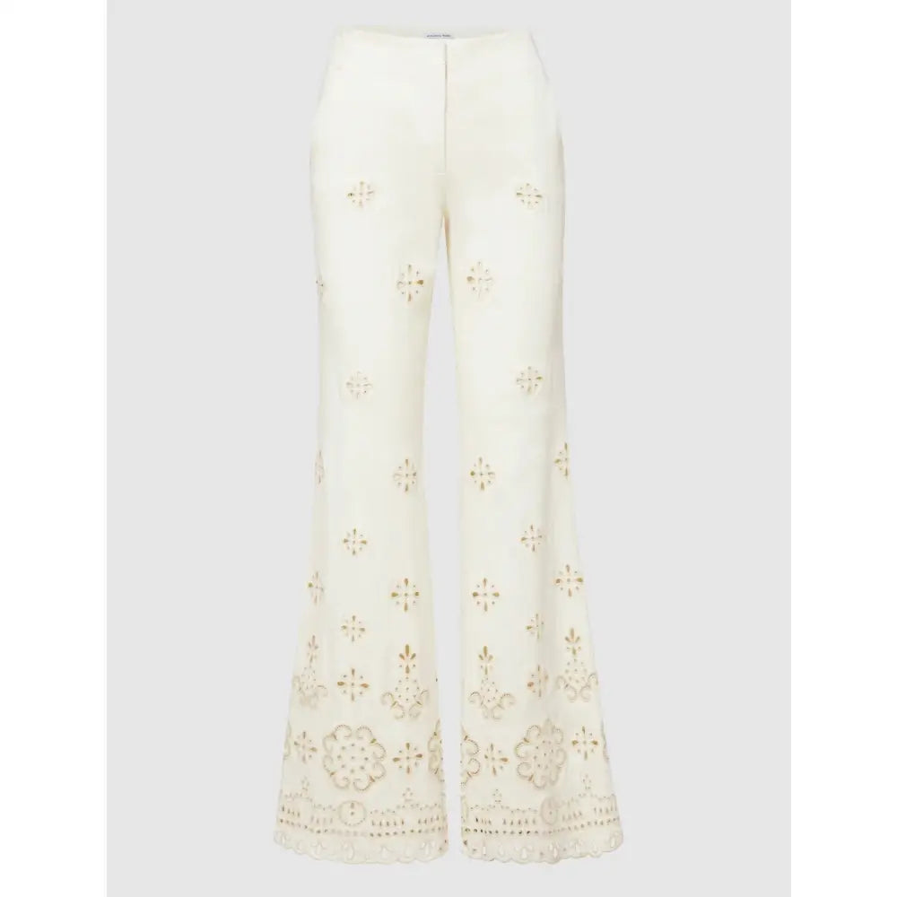 Veronica Beard Komi Eyelet Pant - Bottoms