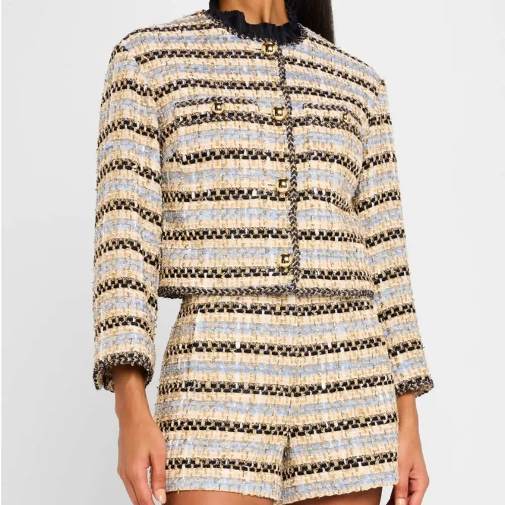 Veronica Beard Sumira Metallic Tweed Jacket - Veronica Beard Bernardi Collective