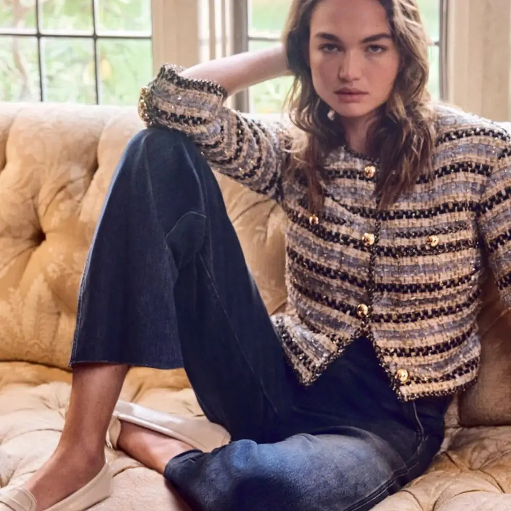 Veronica Beard Sumira Metallic Tweed Jacket - Veronica Beard Bernardi Collective