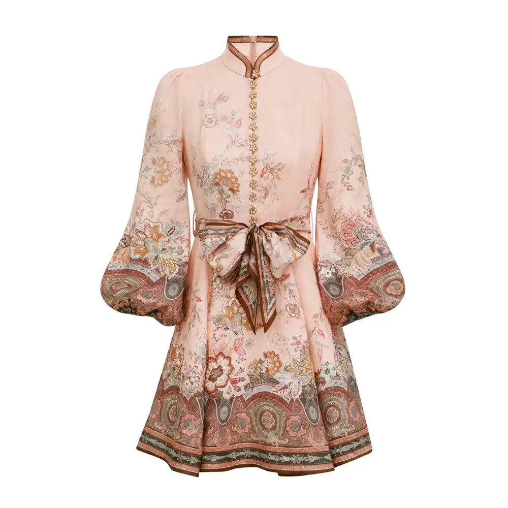 Zimmermann Alchemy Button Mini Dress - Dress