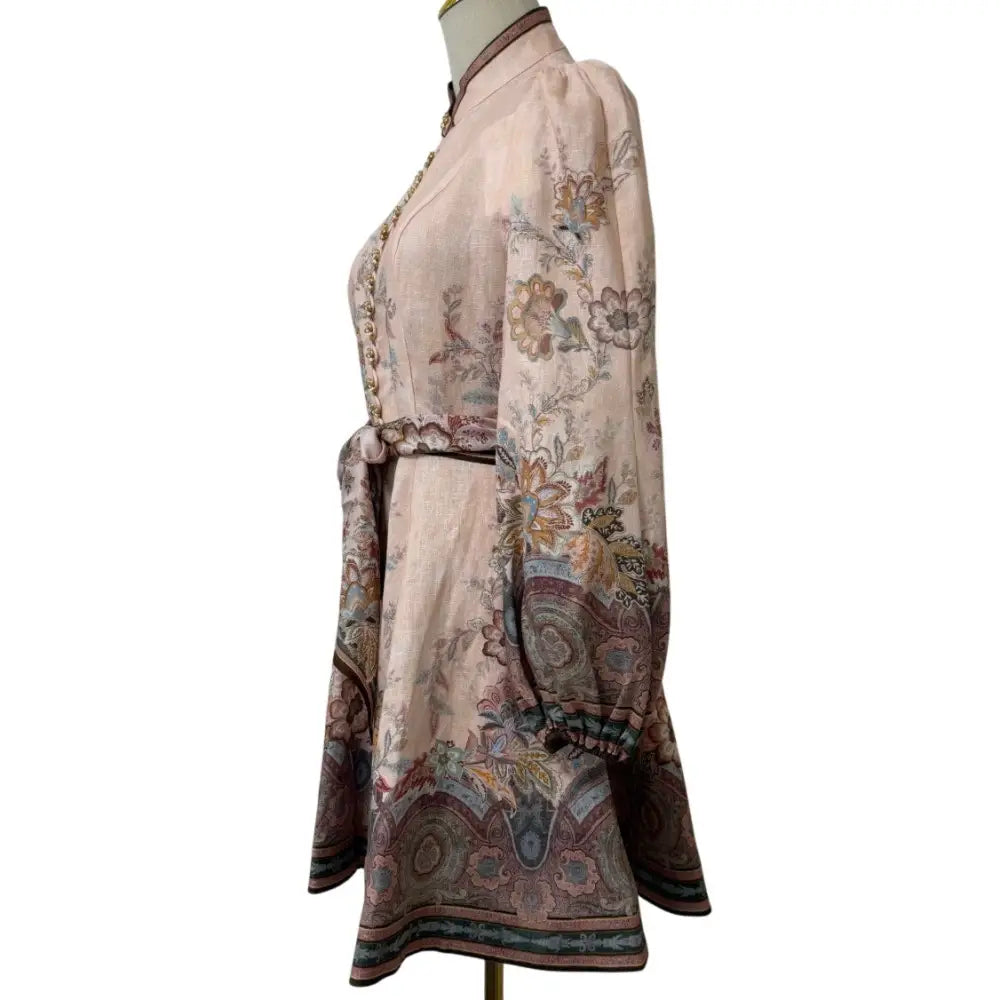 Zimmermann Alchemy Button Mini Dress - Dress