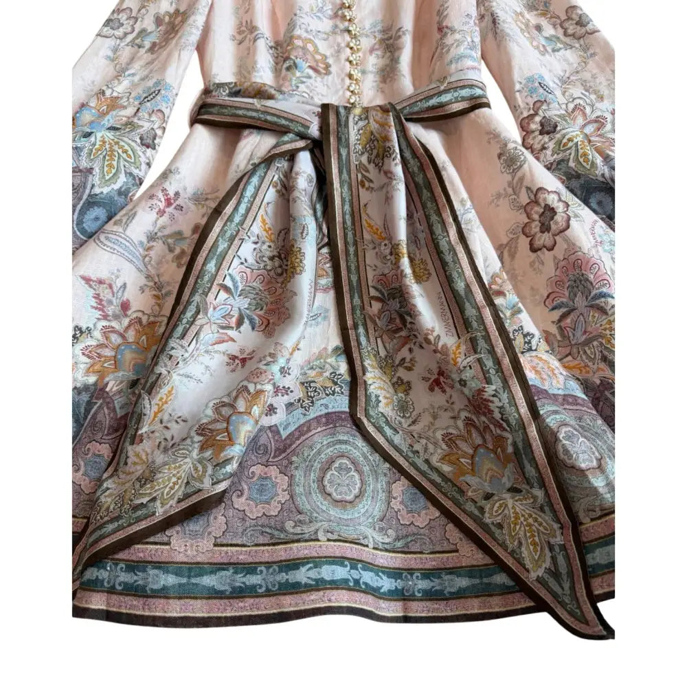 Zimmermann Alchemy Button Mini Dress - Dress