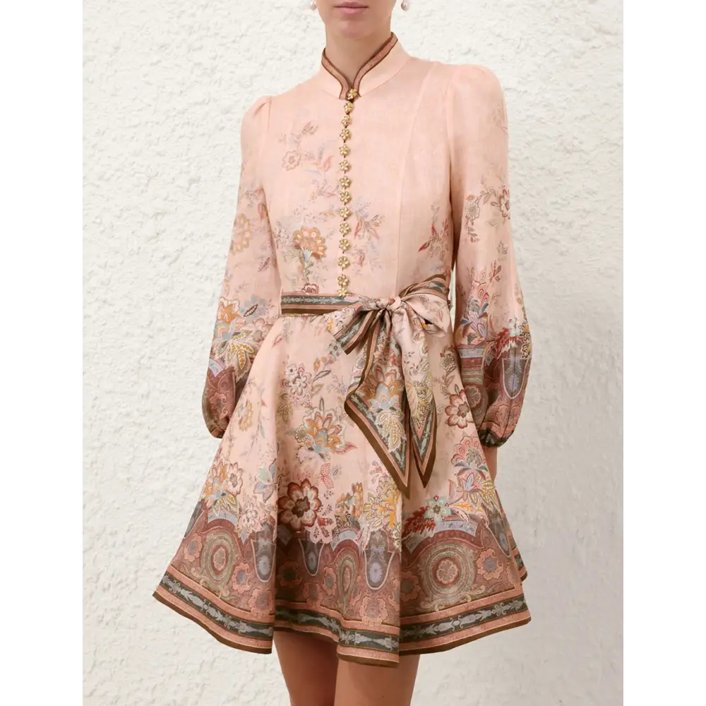 Zimmermann Alchemy Button Mini Dress - Dress