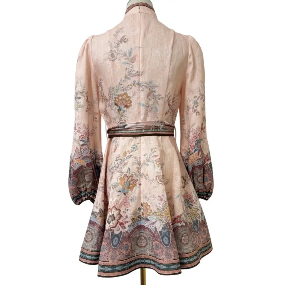 Zimmermann Alchemy Button Mini Dress - Dress