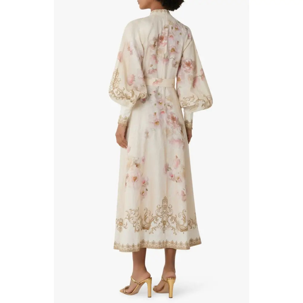 Zimmermann Hypnotic Buttoned Midi Dress - Dress