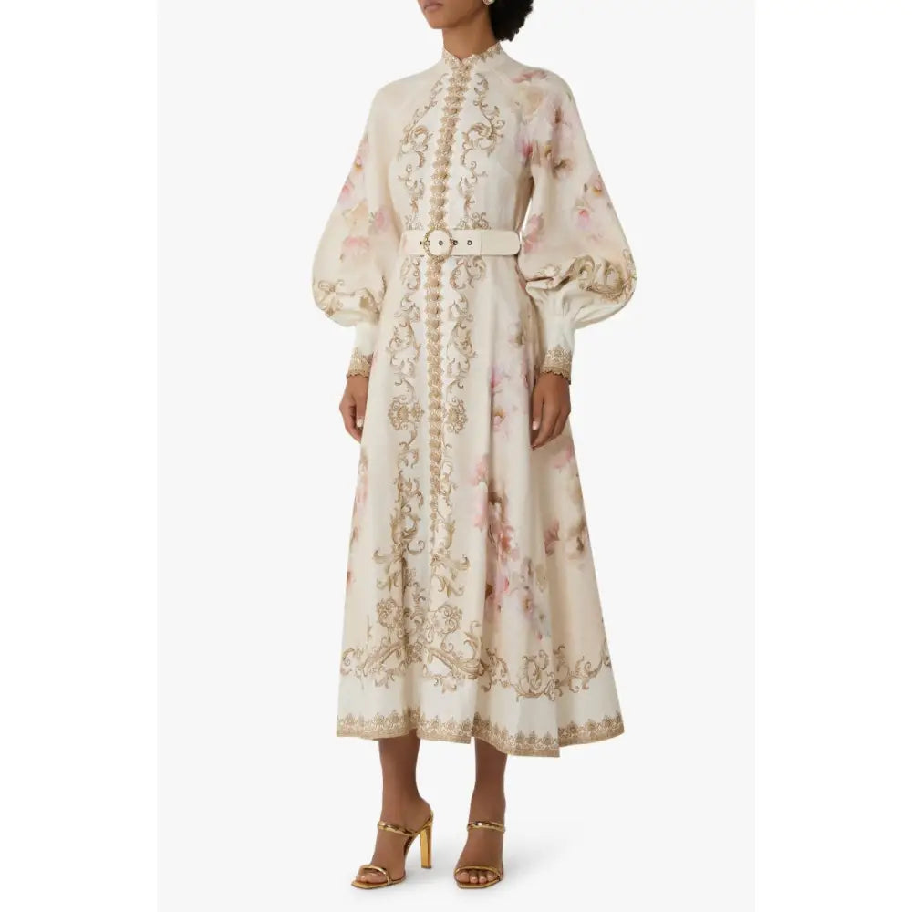 Zimmermann Hypnotic Buttoned Midi Dress - Dress