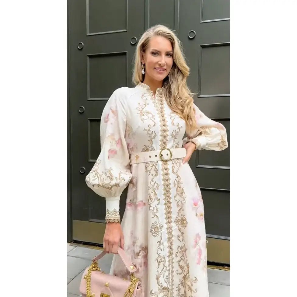Zimmermann Hypnotic Buttoned Midi Dress - Dress