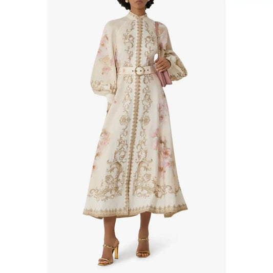 Zimmermann Hypnotic Buttoned Midi Dress - Zimmermann = US4 - Dress