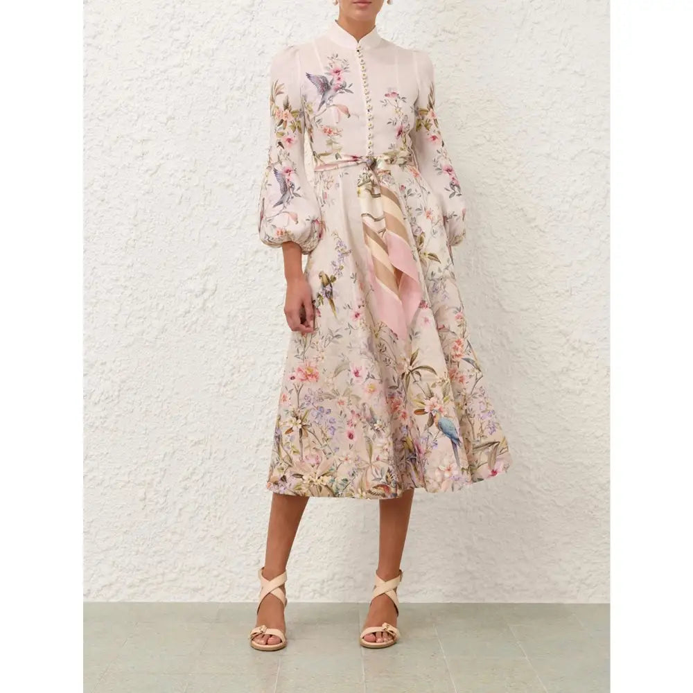 Zimmermann Rebellion Button Midi Dress - Dress