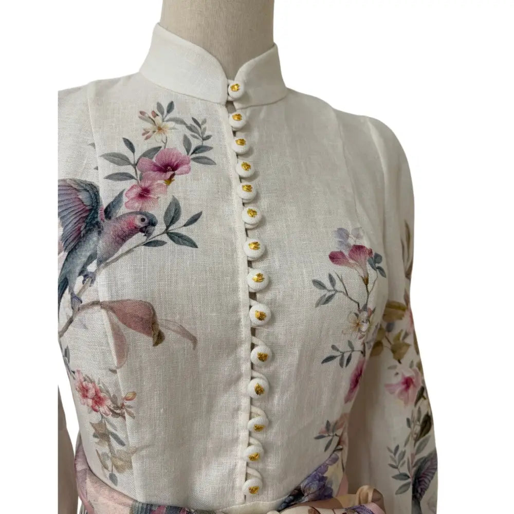 Zimmermann Rebellion Button Midi Dress - Dress