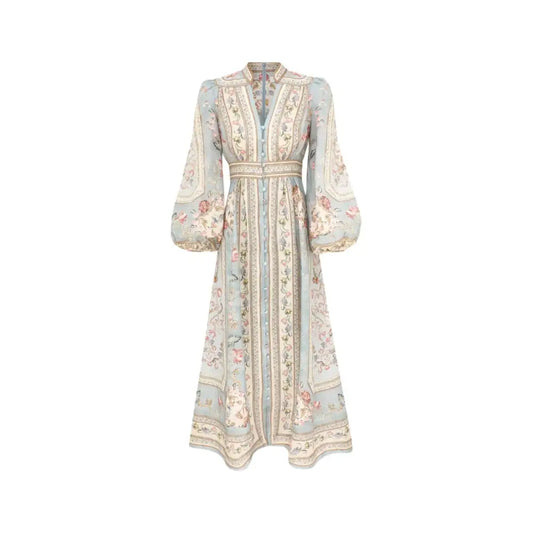ZIMMERMANN Roselight plunge midi dress - Dress